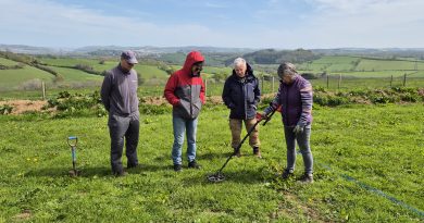 Adventure group detectorists find hoard of pennies!